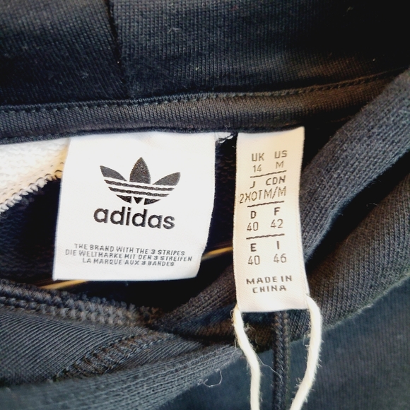 Adidas Reflective Trefoil Hoodie Medium - Picture 10 of 11